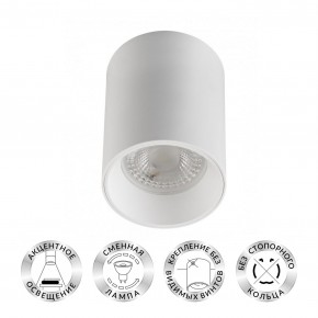 DK3110-WH Светильник накладной IP 20, 10 Вт, GU5.3, LED, белый, пластик в Ревде - revda.ok-mebel.com | фото