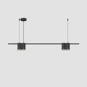 DK4061-BK Подвесной светильник ORBIT, IP20, 4xGU10 LED до 15 Вт, черный матовый, алюминий в Ревде - revda.ok-mebel.com | фото