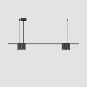 DK4061-BK Подвесной светильник ORBIT, IP20, 4xGU10 LED до 15 Вт, черный матовый, алюминий в Ревде - revda.ok-mebel.com | фото 2