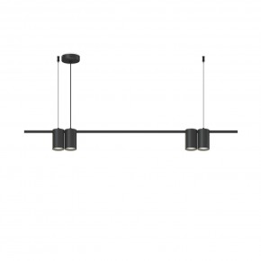 DK4061-BK Подвесной светильник ORBIT, IP20, 4xGU10 LED до 15 Вт, черный матовый, алюминий в Ревде - revda.ok-mebel.com | фото 3