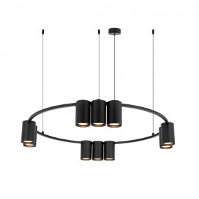 DK4065-BK Подвесной светильник ORBIT, IP20, 10xGU10 LED до 15 Вт, черный матовый, алюминий в Ревде - revda.ok-mebel.com | фото 3