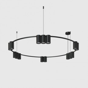 DK4067-BK Подвесной светильник ORBIT, IP20, 15xGU10 LED до 15 Вт, черный матовый, алюминий в Ревде - revda.ok-mebel.com | фото 2