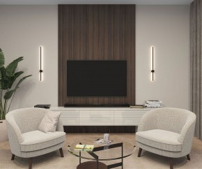 DK5012-BK Бра 800 мм, 3000К, IP20, 7 Вт, черный, алюминий в Ревде - revda.ok-mebel.com | фото 5
