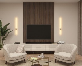 DK5014-SG Бра 1000 мм, 3000К, IP20, 12 Вт, матовое золото в Ревде - revda.ok-mebel.com | фото 5