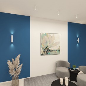 DK5022-WH Настенный светильник, IP20, до 15 Вт, LED, 2xGU10, белый, алюминий в Ревде - revda.ok-mebel.com | фото 5