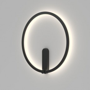 DK5035-BK Бра ROUND со светодиодом, IP20, 24W, 3000/4000/6500K, черный, алюминий в Ревде - revda.ok-mebel.com | фото