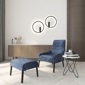 DK5035-BK Бра ROUND со светодиодом, IP20, 24W, 3000/4000/6500K, черный, алюминий в Ревде - revda.ok-mebel.com | фото 8