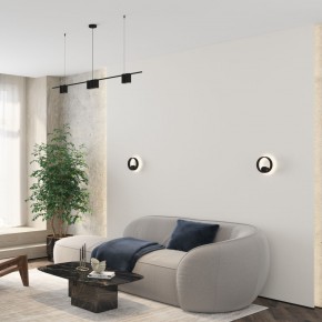 DK5060-BK Бра ORBIT, IP20, 3000К, LED, 10 Вт, черный матовый, алюминий в Ревде - revda.ok-mebel.com | фото 5