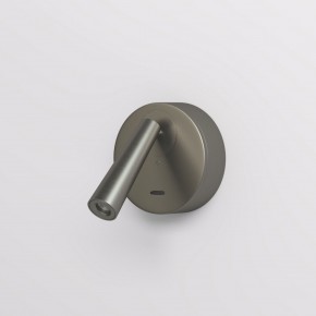DK5072-DN Бра SHINE WALL со светодиодом, D104*H68, IP20, 3000К, 3W, RA?90, темный никель, алюминий в Ревде - revda.ok-mebel.com | фото 2