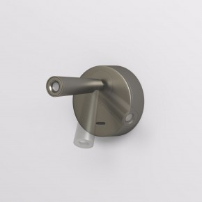 DK5072-DN Бра SHINE WALL со светодиодом, D104*H68, IP20, 3000К, 3W, RA?90, темный никель, алюминий в Ревде - revda.ok-mebel.com | фото 3