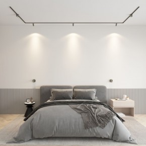 DK5072-DN Бра SHINE WALL со светодиодом, D104*H68, IP20, 3000К, 3W, RA?90, темный никель, алюминий в Ревде - revda.ok-mebel.com | фото 4