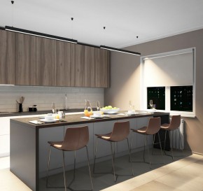 DK9124-BK Линейный светильник 30W 1250mm 4000K, черный в Ревде - revda.ok-mebel.com | фото 4