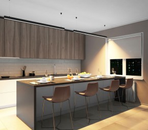 DK9153-BK Линейный светильник 42W 1500mm 3000K, черный в Ревде - revda.ok-mebel.com | фото 7