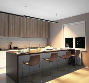DK9203-BK Линейный светильник 52W 2000mm 3000K, черный в Ревде - revda.ok-mebel.com | фото 5