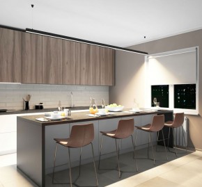DK9304-BK Линейный светильник 72W 3000mm 4000K, черный в Ревде - revda.ok-mebel.com | фото 5