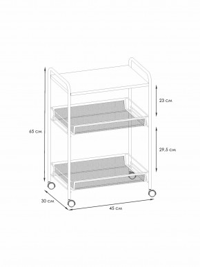 Э 356 С Этажерка "Ладья 33КС" Серый в Ревде - revda.ok-mebel.com | фото 2