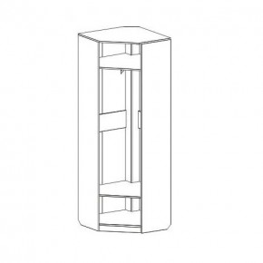 ЭЛАНА Прихожая (модульная) Дуб сонома в Ревде - revda.ok-mebel.com | фото 5