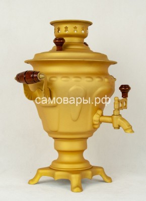 Электрический самовар "Русское золото" матовая груша на 2 литра (Ограниченная серия) в Ревде - revda.ok-mebel.com | фото 3