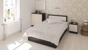 Фиеста Кровать 1200, цвет венге/дуб лоредо, ШхГхВ 123,5х203,5х80 см., сп.м. 1200х2000 мм., без матраса, основание есть в Ревде - revda.ok-mebel.com | фото 5