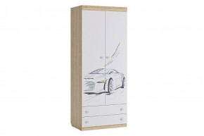 ФОРСАЖ Детский гарнитур (модульный) (дуб сонома/белый) в Ревде - revda.ok-mebel.com | фото 10
