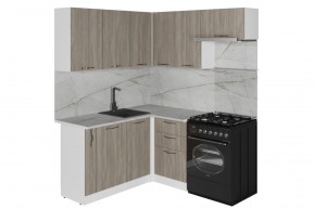 ФЬЮДЖИ Кухонный гарнитур Мега Прайм (1600*1700 мм) в Ревде - revda.ok-mebel.com | фото 3