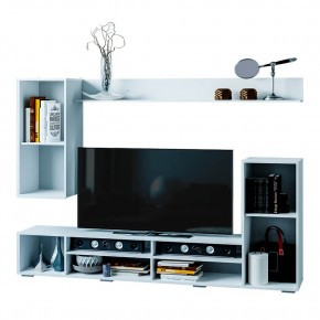 Гостиная Диаманд (белый/белый глянец) в Ревде - revda.ok-mebel.com | фото 2