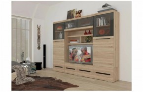 ЭКОЛЬ Гостиная Вариант №2 МДФ (Дуб сонома) в Ревде - revda.ok-mebel.com | фото