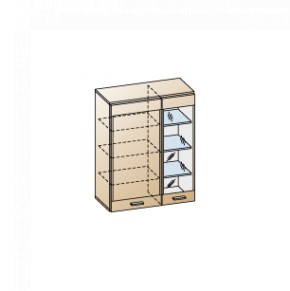 Гостиная Камелия Композиция 1 (Гикори Джексон темный) в Ревде - revda.ok-mebel.com | фото 9