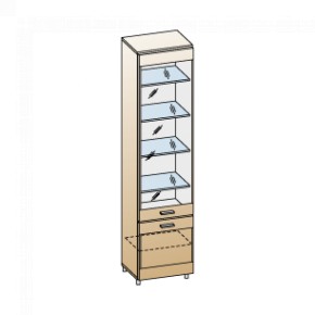 Гостиная Камелия Композиция 5 (Гикори Джексон светлый) в Ревде - revda.ok-mebel.com | фото 2