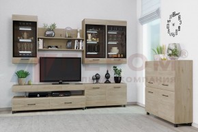 Гостиная Камелия Композиция 8 (Гикори Джексон светлый) в Ревде - revda.ok-mebel.com | фото 3