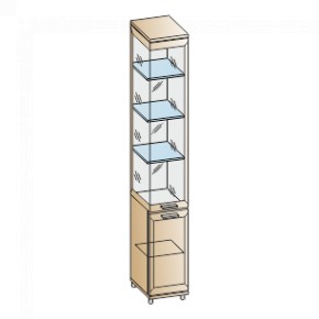 Гостиная Мелисса Композиция 12 (Акация Молдау) в Ревде - revda.ok-mebel.com | фото 7