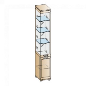 Гостиная Мелисса Композиция 12 (Гикори Джексон светлый) в Ревде - revda.ok-mebel.com | фото 7