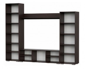 Гостиная МГС 6 Исполнение 1 (Венге/Белый глянец) в Ревде - revda.ok-mebel.com | фото 2