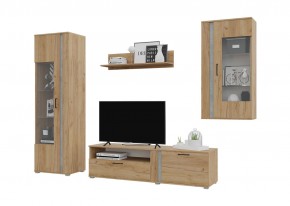 Гостиная Омега (Крафт золотой-Бетон) в Ревде - revda.ok-mebel.com | фото 2
