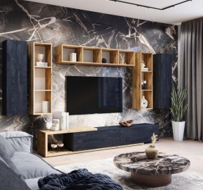 ХЛОЯ Гостиная (Дуб Вотан/Обсидиан) модульная в Ревде - revda.ok-mebel.com | фото 10
