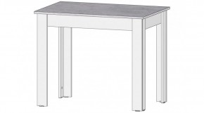 КАЙ Стол (цемент светлый/белый) в Ревде - revda.ok-mebel.com | фото