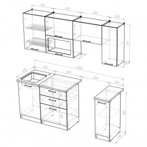 КИРА Кухонный гарнитур Ультра (2000 мм ) в Ревде - revda.ok-mebel.com | фото 2