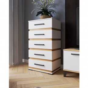 Комод КМ-1 ЛДСП Белый в Ревде - revda.ok-mebel.com | фото