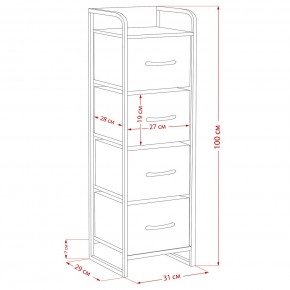 Комод Leset Ноа 4 ящика в Ревде - revda.ok-mebel.com | фото 9