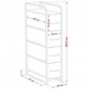 Комод Leset Ноа узкий 4 ящика в Ревде - revda.ok-mebel.com | фото 9