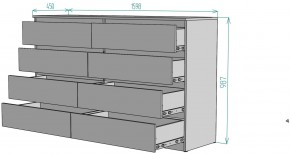 Комод Мальта K113 в Ревде - revda.ok-mebel.com | фото 2