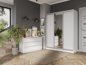 Комод с 6 ящиками 1200 "Бьянко" (Белый лофт) в Ревде - revda.ok-mebel.com | фото 2