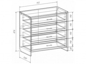 Комод с плитой 22 мм ЛИБЕРТИ в Ревде - revda.ok-mebel.com | фото 3