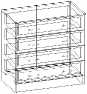 СОФИЯ Комод К800 (венге/дуб белфорт) в Ревде - revda.ok-mebel.com | фото 3