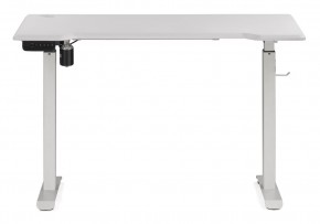 Компьютерный стол Маркос с механизмом подъема 120х75х75 белый / шагрень белая в Ревде - revda.ok-mebel.com | фото 2