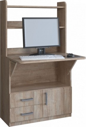 Компьютерный стол СП-1 (Дуб баррик) в Ревде - revda.ok-mebel.com | фото