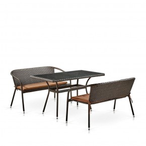 Комплект мебели из иск. ротанга T286A/S139A-W53 Brown в Ревде - revda.ok-mebel.com | фото 2