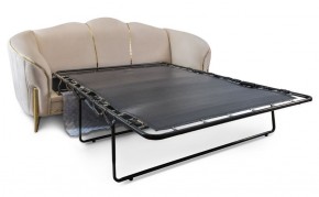 Комплект мягкой мебели Lara 3-1-1 с раскладным механизмом (бежевый/золото) в Ревде - revda.ok-mebel.com | фото 3