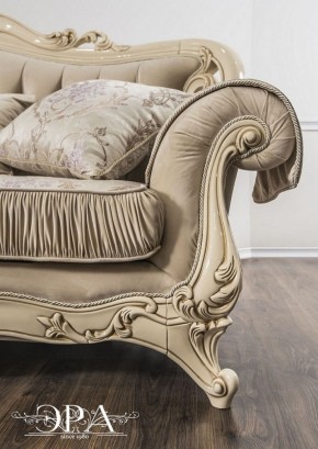 Комплект мягкой мебели Мона Лиза (крем) с раскладным механизмом в Ревде - revda.ok-mebel.com | фото 4