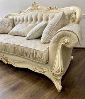 Комплект мягкой мебели Мона Лиза (крем) с раскладным механизмом в Ревде - revda.ok-mebel.com | фото 5
